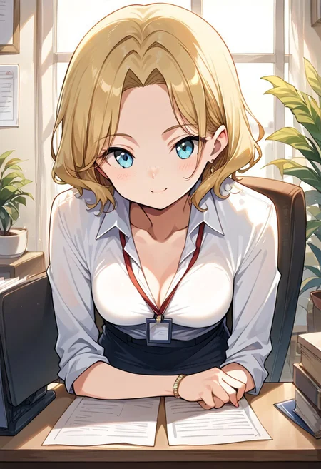score_9, score_8_up, score_7_up, 3r1k4, office, source_anime, ntm