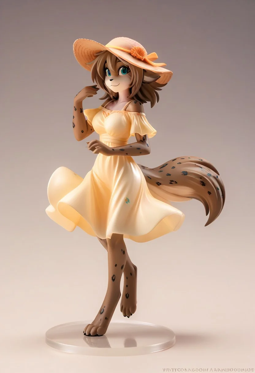 score_9, score_8_up, score_7_up, source_furry, anthro, high resolution,
figure, solo, 1girl, kathrin-twokinds, keidran, mammal, canine tail, teal eyes, very large sun hat, light color spring blouse, light color spring dress, , full body, dark background, gradient background, vivid lighting, best quality, realistic, detailed fur,