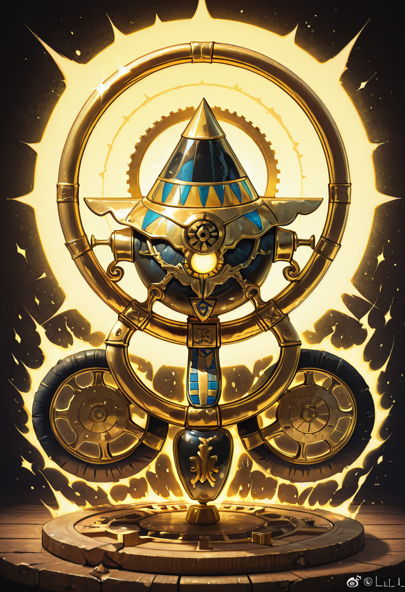 masterpiece, best quality,   zz3gypt, glowing, aura, gears,  ,<lora:EgyptianIconsIXL_v1:1.0>,