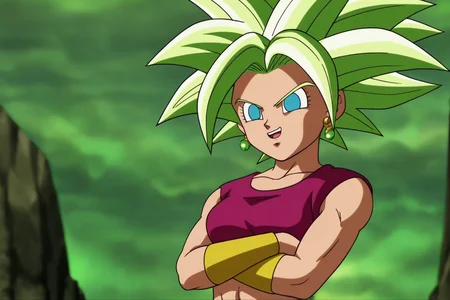 source_anime, score_9, score_8_up, score_7_up, anime screencap,
kefladb, 1girl, solo, looking at viewer, smile, open mouth, blue eyes, navel, potara earrings, red tight pants, green hair, midriff, crop top, muscular, crossed arms, abs, spiked hair, aura, super saiyan, blonde eyebrows, blurred background, collarbone, eyebrows, eyelashes, cowboy shot, green sky, no pupils, red crop top, small_breasts, shadow, standing, toned, v-shaped eyebrows, yellow armwear, red tight pants,
<lora:kefla_pony_v1:0.8>