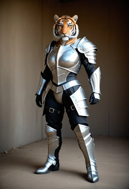 The armored Queen of tigers, female tiger, 18 years old, mean tiger eyes, skimpy leather armor of mists, zoomed out:.10, raw, masterpiece, extremely detailed photo, extreme ultra best picture, extreme ultra intricate creative detail, extreme hyper realistic detail, extreme ultra hyper photo realism, extreme ultra-hyper immersive visuals, extreme 3D realistic, ultra 4080p, HD, VFX, SFX, FKAA, TXAA, RTX, SSAO, full portrait