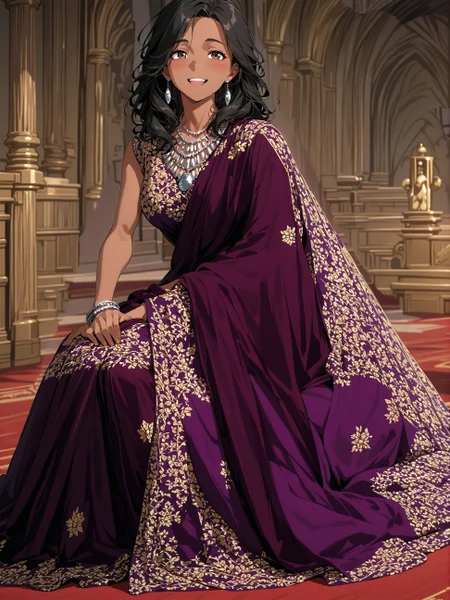 Anime, indian palace,