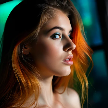 cinematic photo (dark shot:1.4), 80mm, <lora:Natalia_Blake_Pony:0.5>, woman, 18-year-old, female, for, natalia, posing, Stable_Yogis_PDXL_Positives, <lora:add_details_xl:1>, lightroom, natural skin textural, detail, hyperrealism, (natural skin texture, hyperrealism, soft light, sharp:1.2), expressive , personal , creative , by Annie Leibovitz , Cindy Sherman , Richard Avedon , Yousuf Karsh , Vivian Maier, soft light, sharp, exposure blend, medium shot, bokeh, (hdr:1.4), high contrast, (cinematic, teal and orange:0.85), (muted colors, dim colors, soothing tones:1.3), low saturation, (hyperdetailed:1.2), (noir:0.4) . 35mm photograph, film, bokeh, professional, 4k, highly detailed