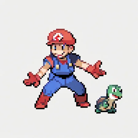 Super Mario stepped on a turtle
 <lora:pk_trainer_xl_v1-1:1>
 simple background