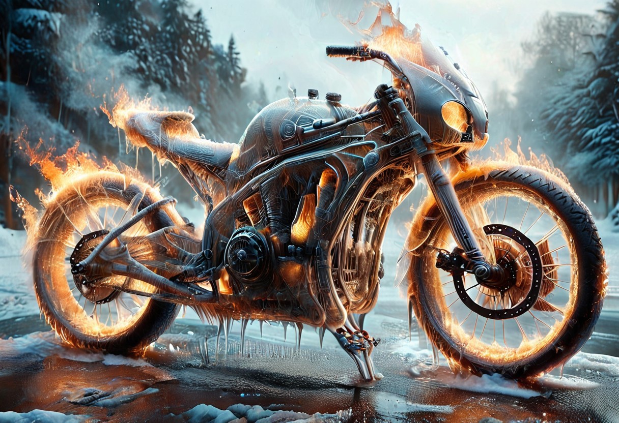 1c3_w1n73r, f1r3, <lora:Varos_-_Fire_Style:0.75> <lora:Varos_-_Ice_Style:0.75> <lora:StS_PonyXL_Detail_Slider_v1.4_iteration_3:0.8> (score_9, score_8_up, score_7_up:1), majestic, (ghost rider with his bike of fire, winter:1.45), elaborate, (ultra realistic:1), (masterpiece, translucent:1.2), best quality, intricate, extremely detailed, detailed background, masterpiece, best quality, highly detailed, sharp focus, hyper-detailed, safe_pos