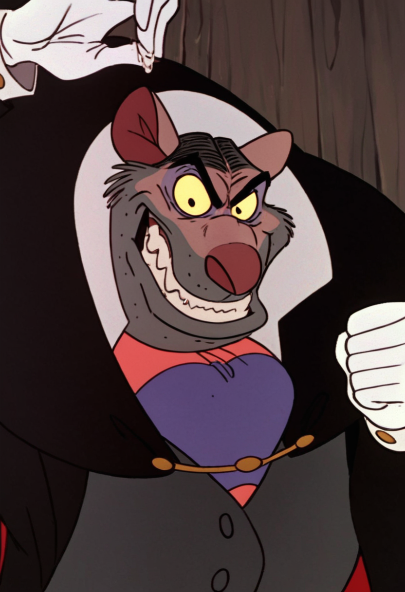 score_9, score_8_up, score_7_up, best quality, highres, furry male, furry, 1boy, solo, white gloves, teeth, angry, looking at viewer, <lora:Professor_Padraic_RatiganGreat_Mouse_Detective:1>