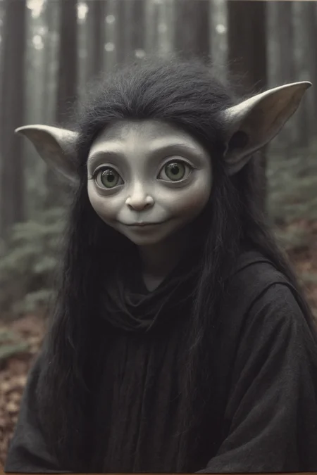 charcoal drawing by (((Brian Froud) and Chris Leib) and Peter Lik) and Kelly Mckernan, awesomize <lora:EnvyAwesomizeXL01:1.00> , shallow depth of field