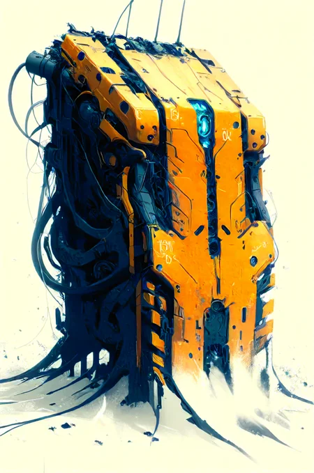 no time to explain, 8k, war zone, damage, melancholic, clean, minimalism, vector, glowing neon, <lora:artfullyCHEERUP_SDXL_V1:0.8>, <lora:Neon_Cyberpunk_Impressionism_SDXL:0.8>, <lora:artfullyECHELIER_SDXL_V1:0.8>, <lora:Paul_Chadeisson:0.8>, <lora:- SDXL - hevy_armored_mechvari_V1.5:1>