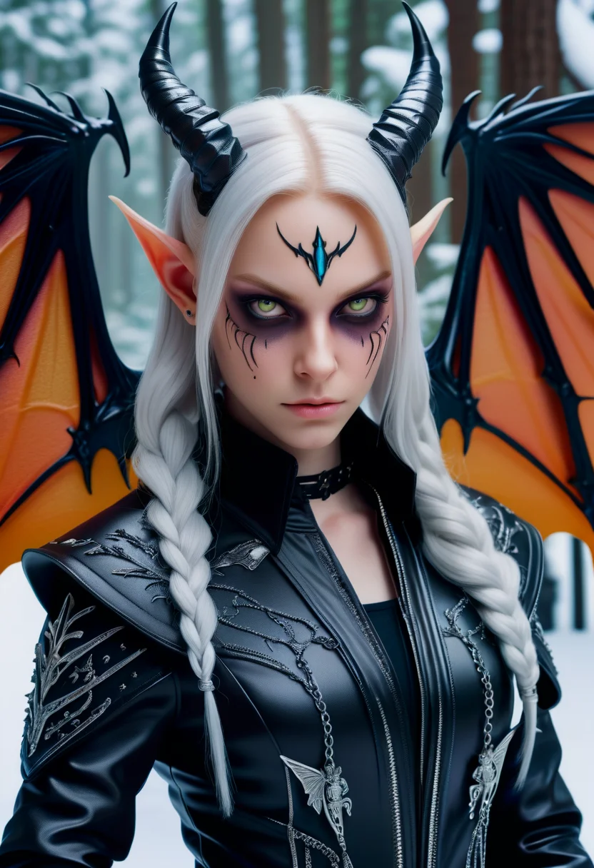 hyper detailed masterpiece, dynamic, awesome quality,DonM1i1McQu1r3XL cute girl, female senior, wholesome, african, gray eyes, small ears, wide chin, defined jaw, unusual cheeks, , blonde cornrows hair, interest, ritualistic stance, intricate movements in ceremonial magic, occultist, snow manipulation (creating and controlling snow) , sorcerer's gesture, one hand held aloft, magic emanating from fingertips, radiant aura, wings, <lora:DonM1i1McQu1r3XL-000008:1>