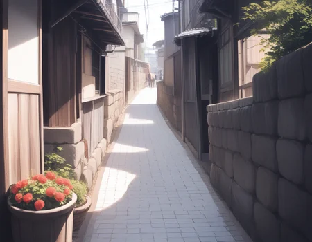 score_9, score_8_up, score_7_up, score_6, score_5, score_4, souce_anime, no humans, BREAK masterpiece, best quality, very aesthetic, absurdres, <lora:onomichi_passage_ponyDiffusionV6XL_v6_Lion_3660_v1.01:1>, onomichi passage, scenery, road, outdoor