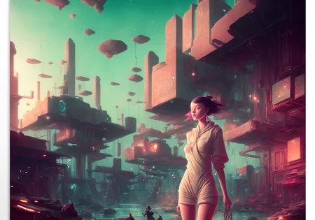 best quality, fortna girl in another world, poster