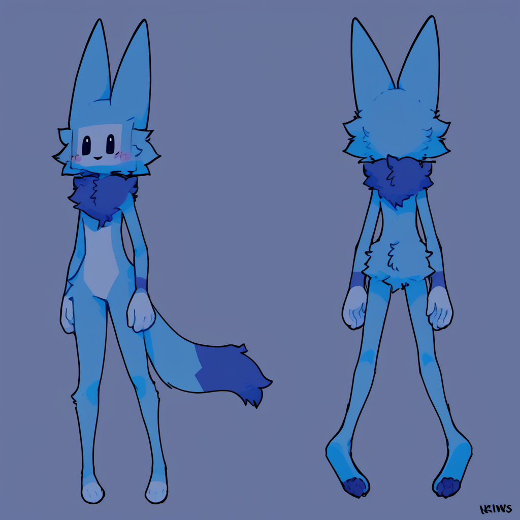 <lora:kirbypurrs:1> no humans, (furry:1), (fluffy:1),    <lora:Paddler:1> no humans, colored skin, blue skin