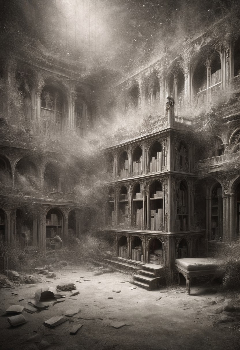 mysterious, a hidden library in a forgotten tower, covered in dust 
<lora:xray:1>
 <lora:WildcardX-XL-Detail-Enhancer:1>