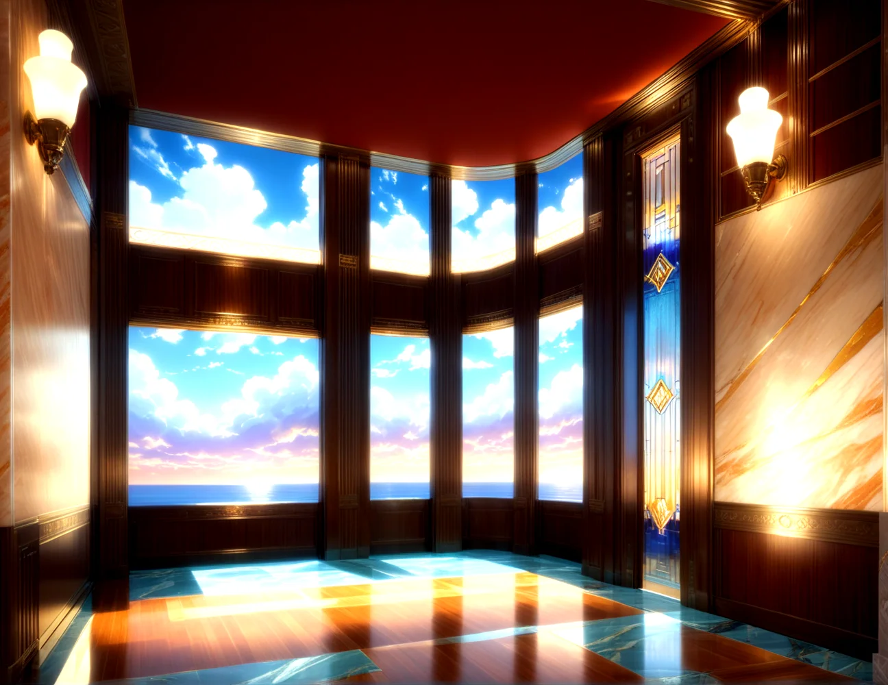score_9, score_8_up, score_7_up,
<lora:Art_Deco_Interior_(Architecture)_(SDXL)_(AD):1> art deco, interior, architecture, interior design, marble, limestone, intricately designed (windows, doors, metals doors, ceiling, lamp, lighting, chandelier, metal wall panels, wood wall panels, ceiling panels, ), penthouse, living room, dining room, bathroom, office, bedroom, large window, fireplace, coffered ceiling, luxury,
8K, In'ei, chiaroscuro, rim lighting, perfect depth of field shot, ray tracing, 8K CGI render, beautiful, subsurface scattering, detailed fluffy anime clouds, photographic realism, soft lighting, soft shading, art by Thomas Kinkade,
BREAK zPDXL, zPDXLxxx, <lora:wowifierXL:0.2> art by mooncryptowow <lora:sdxl_lightning_8step_lora:0.4> <lora:detailed_notrigger:0.5>