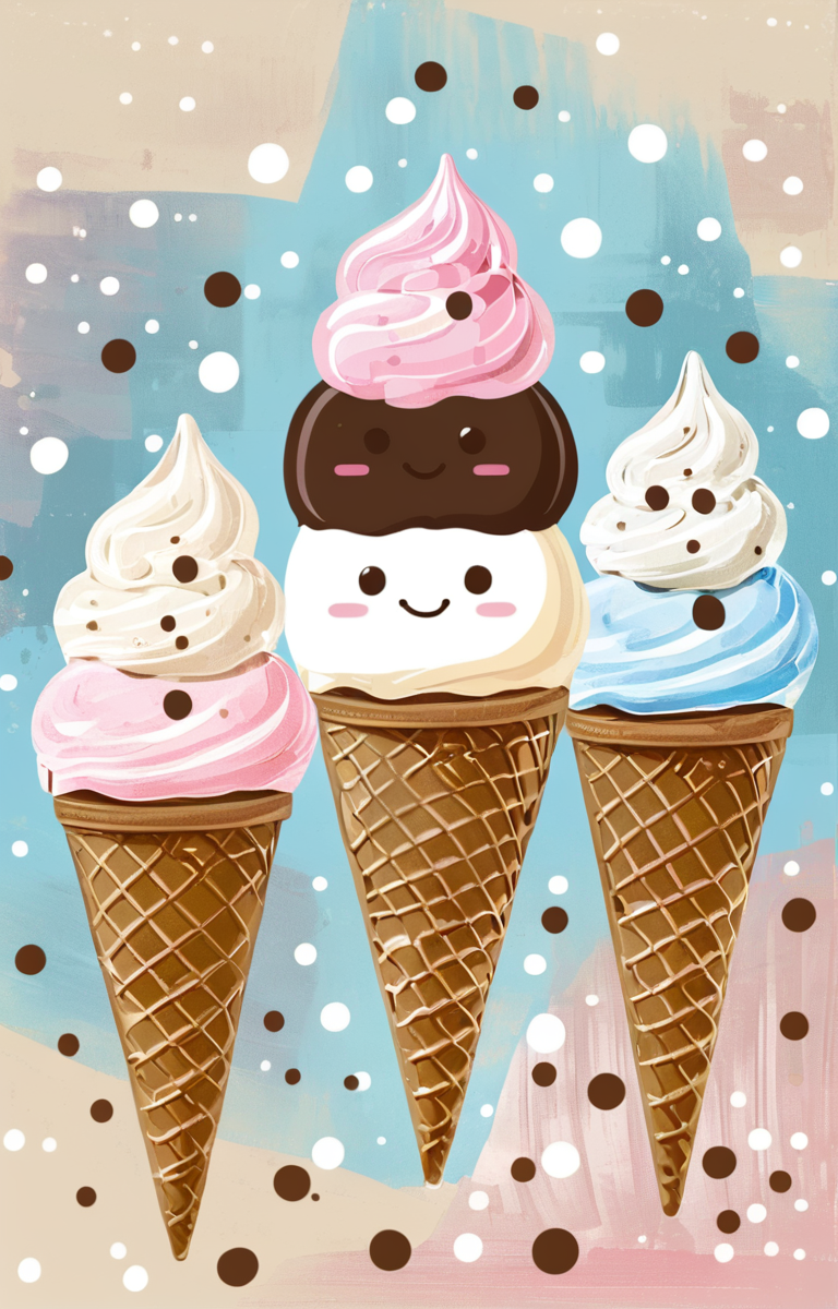 masterpiece,best quality,<lora:tbh14-sdxl:0.9>,illustration,ice cream portrait of family