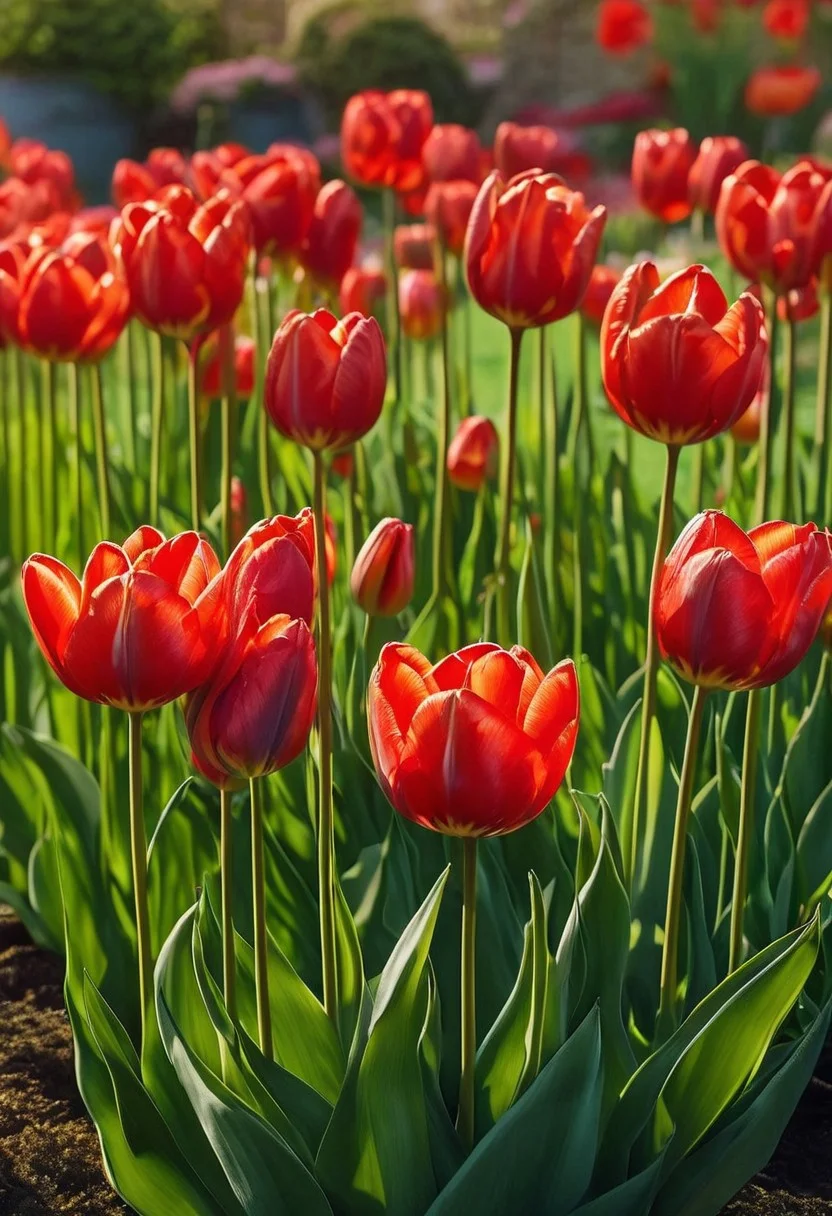score_9, score_8_up, score_8, masterpiece, high detailed, very detailed, HD, best quality, hyper detailed, ultra detailed, super realistic, close-up, macro 100mm, macro photography,
incredibly beautiful (cf_style, red tulips, red and greencolor theme, , , , , , , , , , , , , textured composition, , , , , soft lighting, red carbon tulips) in bright and saturated colors. Let it be a magical garden filled with exotic plants and bright buds. Add a soft light that creates an atmosphere of calm and harmony. Include a variety of shapes and textures of colors to emphasize their beauty and uniqueness. The background can be blurred to focus on the colors.
dynamic angle, dynamic lighting,