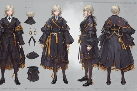 character turnaround of young boy , full body, standing, same outfit, concept-art, full body, detail_face, line_sketch, PlanIt, official art, official alternate costume, design style, multi style, detail character, original, 8K GC, massive detail, (character turnaround:1) of a mailman. Male,multiple views of the same character, Highly detailed, vattange, vettenge, bungou stray dogs style art. PlanIt, hoppagames, charturnerv2, expressionless, stylistic, no background, only detail character,4_side, wearing_armor, scientific illustration, concept render, scientific diagram, technical illustration, multiple views,masterpiece,best quality