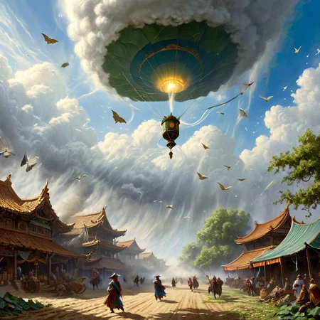 (Bipolar Photo:1.3) of (Cel shading:1.3),(Satisfying:1.3) The breath of an ancient being stirs the leaves in the forgotten forest.,The breath of a dragon sends waves of hot air across the battlefield.,A sudden gust of wind knocks over the market stalls, sending goods flying through the air.,Airborne spores float gently on the breeze, spreading life far and wide.,A tornado forms in the blink of an eye, tearing through the countryside.,A jetstream high above shapes the clouds into intricate patterns.,A powerful gust of wind snatches the hat off the travelerâs head.,The air vibrates with the force of an approaching helicopter.,Invisible hands of air lift a kite higher than ever before.,The sound of wind chimes creates a serene atmosphere in the garden.,A powerful wind lifts a sandstorm, obscuring everything in its path.,A tornado of air and debris descends upon the city, causing chaos., elemental goddess, <lora:CharcoalDarkStyleXL:1> <lora:Dark Fantasy:1> <lora:detailed_notrigger:1>,(by Artist Paul Lehr:1.3),Highly Detailed,(Land Art:1.3),(Cold Colors:1.3)