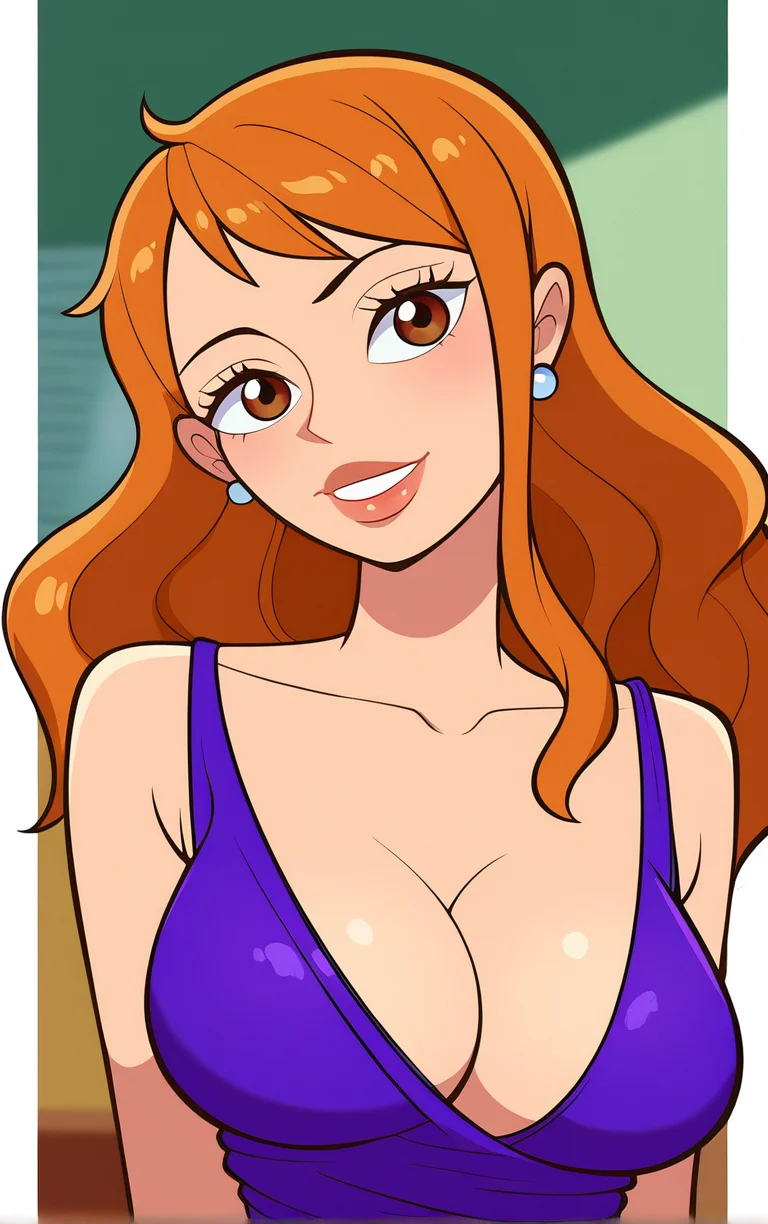 score_9, score_8_up, score_7_up, BREAK
PONYXL_STYLE_Gagala_ownwaifu,nami \(one piece\)
1girl, long hair, large breasts, breasts,
(portrait, head tilt, looking at viewer), straight-on, white border, bokeh, <lora:PONYXL_STYLE_Gagala_ownwaifu:0.8>, solo,
