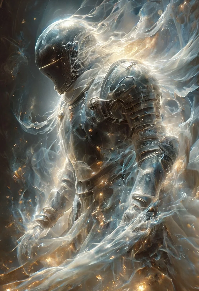 in the style of thunder and lightning, on a dark bokeh background, ((energy wings like tentacles of a octopus))
A stunning, highly detailed dark fantasy full body illustration of a proud scifi soldier wearing intricate first world war style armor and an epic ornamented gasmask, holding a great  glowing scifi gun, golden and blue glooming eyes, very wide shoulders, wearing big gauntlets, epic composition. The scifi soldier stands heroic with big gun and with a flowing cloak and hood during a storm with foggy gloom, thunderclouds in the background . with insanely intricate details and textures, gloomy dramatic lighting