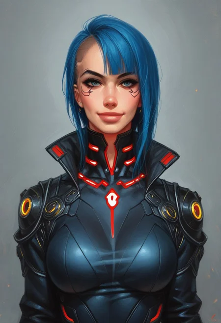 score_9,score_8,score_7,source_anime, rating_safe, colorful, source_anime, assassin style, a ((Cyborg Samurai assassin)) wearing a high collar motorcycle jacket, shoulders implementations of wires and nano Future Tech, reating a Synthwave sunrise scene with bleaked dark colorful Neon and black details,
((full-clothed)), ((night cyberpunk city:1.1))
evil smile,
(upper body:1.5),
front view,
from below,
looking at viewer, battle field, explosion, smoke, standing, dynamic pose, <lora:Expressive_H:1>expressiveh <lora:m4a1:1> anime, m4a1
((full-clothed))
BREAK
strange world background score_9, score_8_up, score_7_up, score_6_up, source_cartoon, rating_explicit, Expressiveh, (((((uppper body))))), dynamic pose