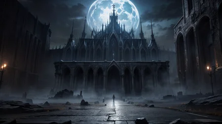 Dystopian style,
Dreamscape,
cinematic film still,
realistic analog photo, award winning photo,
<lora:Evil:0.75> evilrealm, dark fantasy, tribal church build of human flesh, demonic architecture, church front resembling a face,
,
nightsky filled with storm clouds, lightningstorm, ,
high-quality, crisp, sharp, professional-grade, high-resolution, fine detail, accurate colors, low noise, fast shutter speed, wide dynamic range, precise focus, RAW, highres, 8k, uhd, High Dynamic Range, tonemapping, crisp details, ,
. shallow depth of field, vignette, highly detailed, high budget, bokeh, cinemascope, moody, epic, gorgeous, film grain, grainy,
. Surreal, ethereal, dreamy, mysterious, fantasy, highly detailed,
. Bleak, post-apocalyptic, somber, dramatic, highly detailed