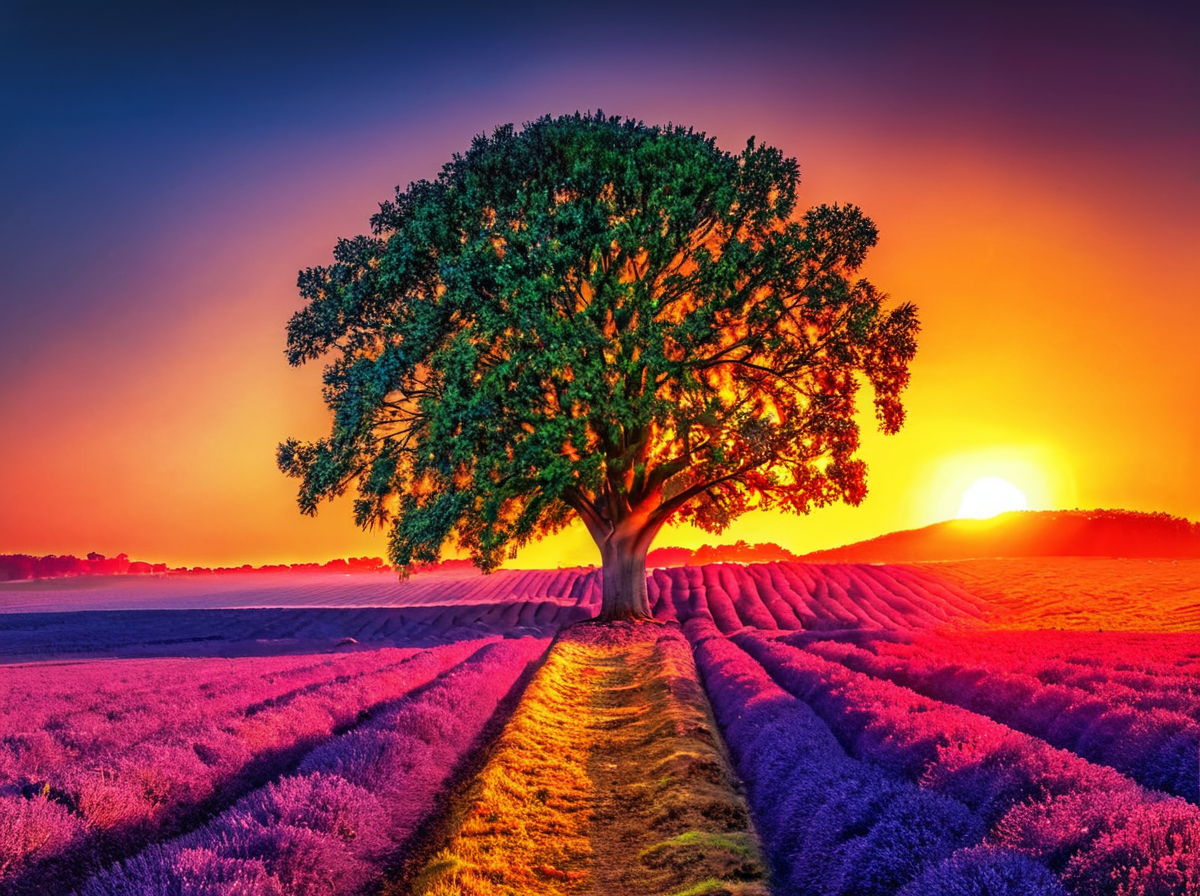 <lora:Aesthetics_Enhancer_XL:0.8>,masterpiece,absurd resolution,8k,
EnhanceImage,vibrant colors, no humans, scenery, outdoors, tree, sunset, nature, sky, sun, field, grass