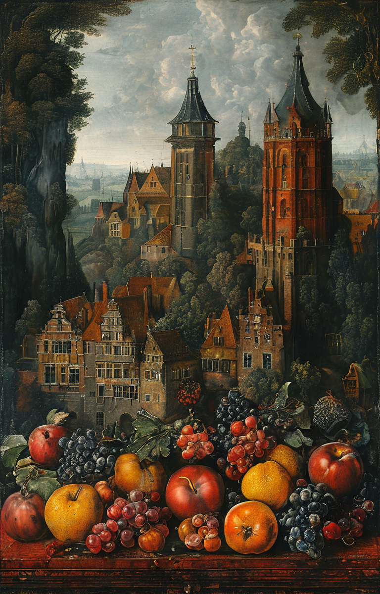 masterpiece,best quality,<lora:tbh190-sdxl:0.9>,illustration,style of Jan Van Eyck