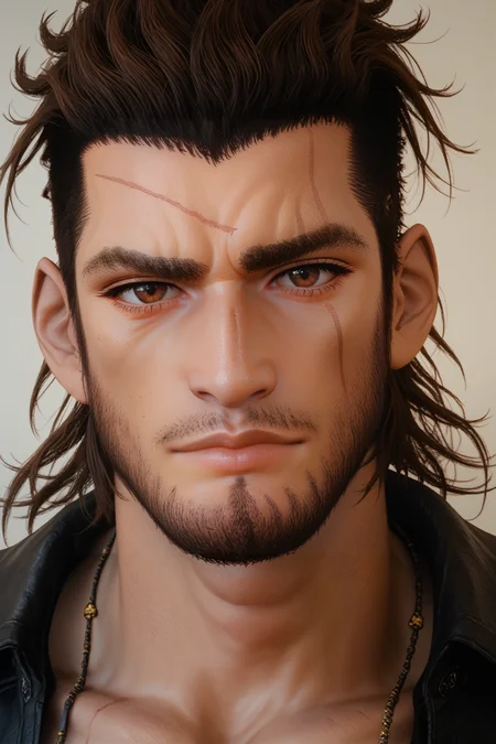 score_9, score_8_up, score_7_up,
<lora:FFGladiolus:1.0>
FFGladiolus, 1boy, brown hair, brown eyes, beard, scar, looking at viewer, portrait