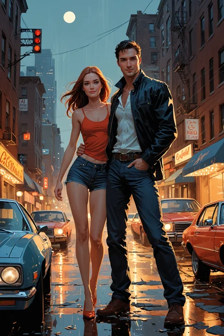 by Barbara Crane and Patrick Joust in the style of Pascale Campion and J. Scott Campbell