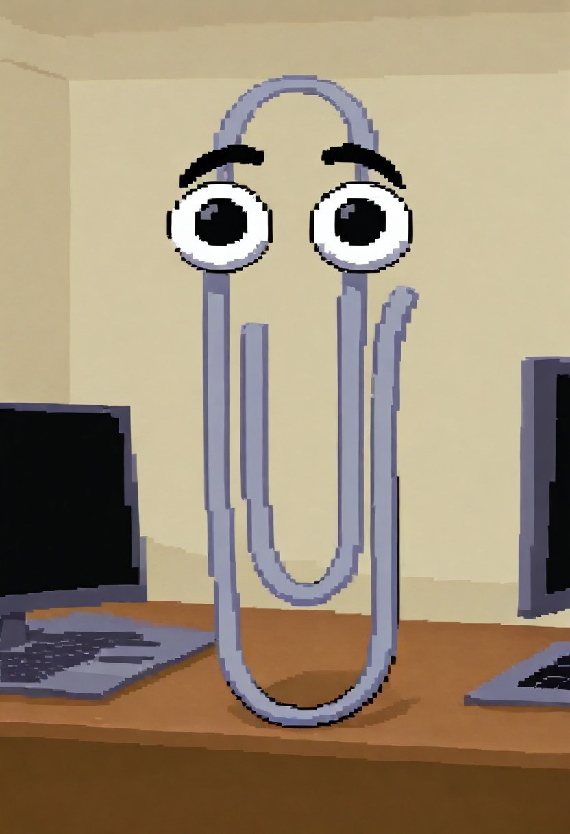 c64style,masterpiece,cl1ppy, pokemon (creature), ,desk, computer, monitor,room background