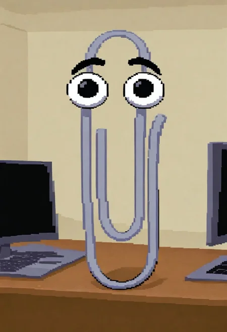 c64style,masterpiece,cl1ppy, pokemon (creature), ,desk, computer, monitor,room background