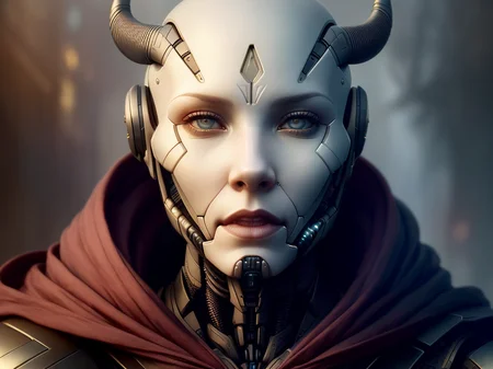 (cybernetics by emb-rrf2:1.1),(highly detailed:1.2),(best quality:1.2),(8k:1.2),sharp focus,(subsurface scattering:1.1),award-winning photography, (close shot:1.1),bald
detailed futuristic workshop,(robotic skull:1.2), (horns made of twisted bone:1.2)
(very detailed background:1.2),(sci-fi:1.2), knollingcase,(dreamlikeart:1.2),(hyperrealistic:1.2), dramatic lighting, by Jeremy Lipking Antonio J. Manzanedo greg rutkowski alphonse mucha wlop