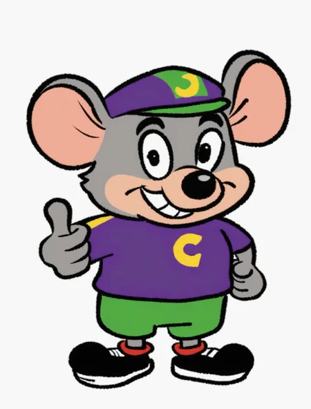 score_9, score_8_up, score_7_up, solo, BREAK, 1boy, full body
<lora:goobustest:1>, goobus, cartoon, doobus, human, <lora:Charles_Entertainment_Cheese_Avenger_Chuck_E._Cheese_for_PonyXL:.6>, furry, chuck3chee3e, grey mouse boy, purple hat, shirt, buck teeth, smiling, thumbs up