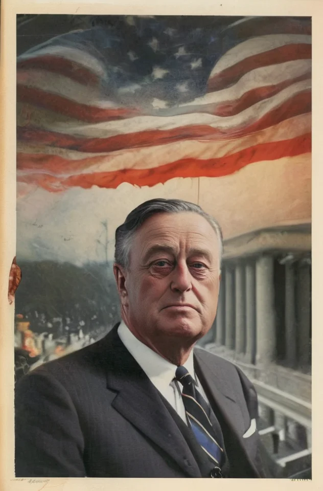 ((Introduce quality iteratively))((colorful 3/4 low angle view at late sunset supernatural analog glossy photo of the day  the privately owned FEDERAL RESERVE wrote the Executive Order 2040, whereby President Franklin D. Roosevelt on April 10, 1933 transformed Americas into "Enemies". 
The full text of the proclamation is:
*âWHEREAS, in view of the emergency and conditions referred to in Proclamation No. 2039, I have deemed it necessary to extend the provisions of the Trading with the Enemy Act to include control over all financial transactions within the United States or involving its citizens; and
WHEREAS, it is essential for the economic stability and protection of the United States that the government assumes control over and regulates all such transactions;
NOW, THEREFORE, I, FRANKLIN D. ROOSEVELT, President of the United States, do hereby extend the scope of the Trading with the Enemy Act to include all economic transactions and financial dealings that might affect the economic interests of the United States or its citizens, and to take all necessary actions to enforce these regulations.â)))(evocative depth of field)(absolute sharpness)(true black point)(art of genius)(relativistic gradients)((vibrant colorful saturated hues))((dark corners vignette))(introduce sharpness) Proclamation 2040 into 48 STAT 1, TITLE I, SECTION 1 amended 2b of TWEA, 12 U.S. Code 95b
<lora:LCM-LoRA-XL_V1:0.21>
<lora:SDXLHighDetail_v5:0.3>