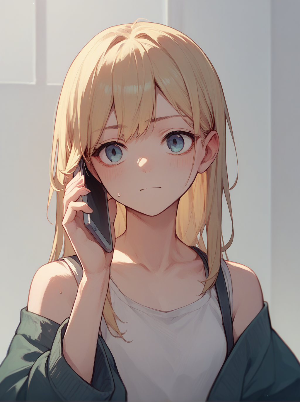 score_9, score_8_up, score_7_up, score_6_up, source_anime, <lora:talking_on_phone_v0.3-pony:1> 
talking on phone, blonde hair, 
1girl, upper body,