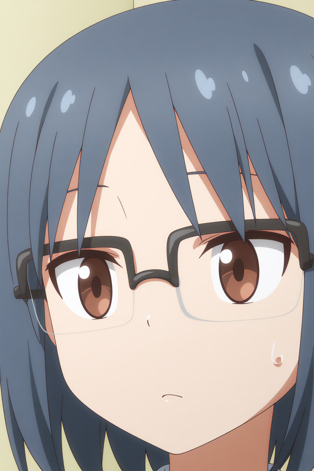 anime coloring, Aoi Satou, glasses <lora:NinKoro_-_Aoi_Satou_-_illustrious:0.8>