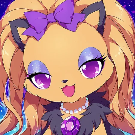 score_9, score_8_up, score_7_up,
jewel pet,Topaz,solo,looking at viewer,smile,open mouth,bow,jewelry,purple eyes,hair bow,necklace,pokemon (creature),no humans,makeup,:3,half-closed eyes,eyeshadow,straight-on
<lora:jewel_petPony:0.8>