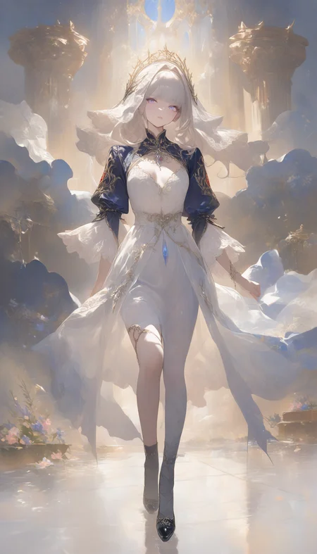 ethereal fantasy concept art of  masterpiece,high score,great score,absurdres, <lora:Alice Prin_Complete-000005:1>,Alice Prin (style, hair, dress, alice, prin), ., Naerys had the Targaryen looks, a fine and delicate beauty, almost unworldy. She was slender and small, with big deep violet in hue eyes and fine, pale, porcelain skin, near translucent. Naerys Targaryen. . magnificent, celestial, ethereal, painterly, epic, majestic, magical, fantasy art, cover art, dreamy