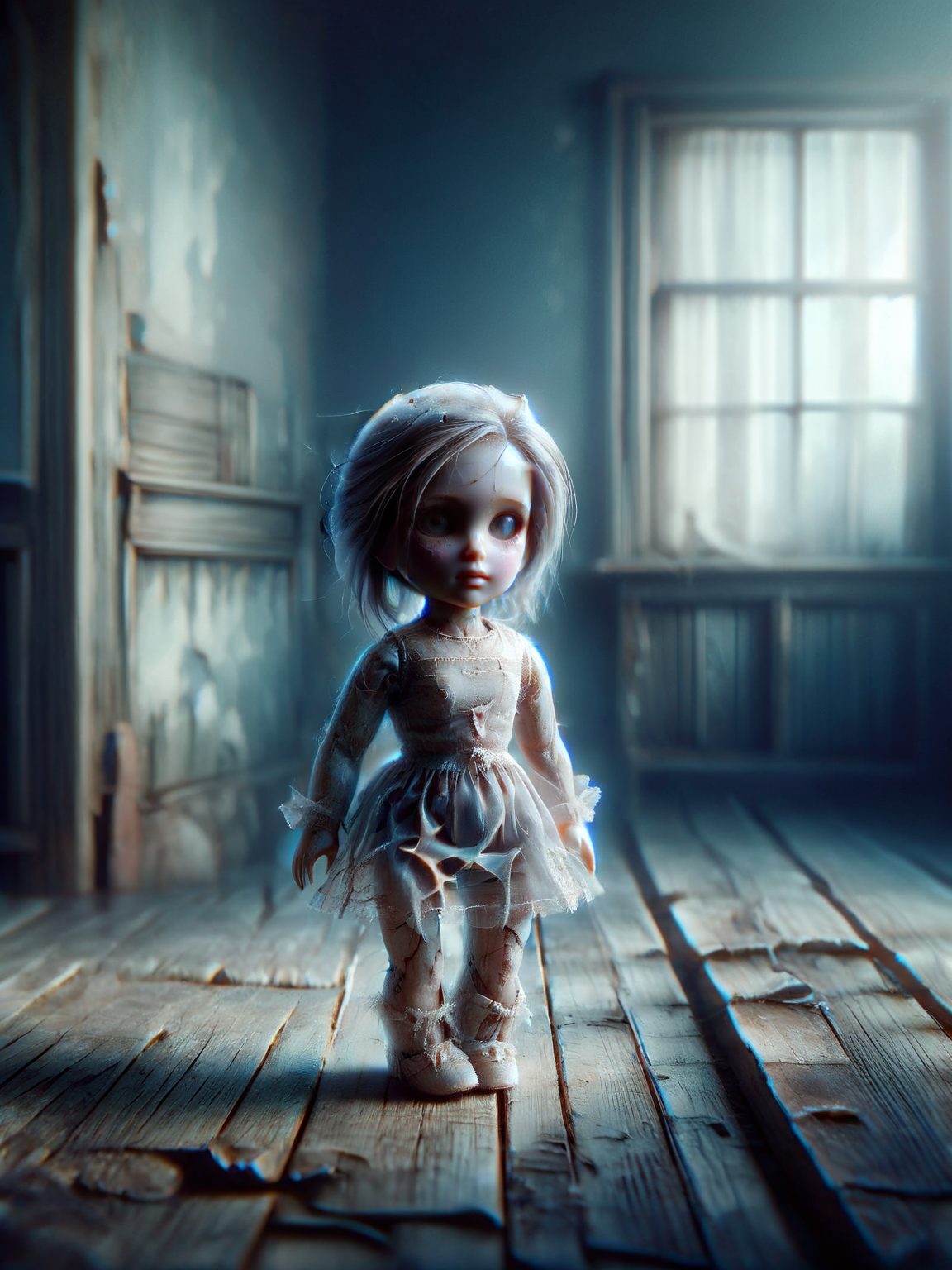 ais-ghostly, an ais-olde doll, on the wooden floor of an ais-olde house <lora:Olde_Style_SDXL:1> <lora:Ghostly_Style_SDXL:1>