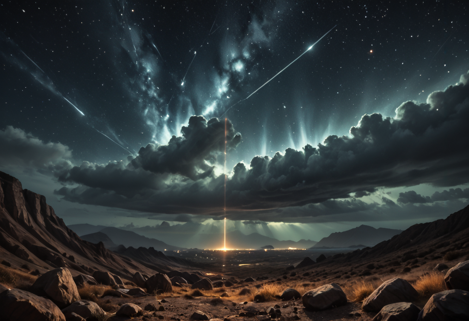 scenic landscape, Long-exposure astro-photography, (starry ht sky:1.22),  irregular shattered luminous star clusters in sky, (stellar background:0.9), (high-resolution) (sharp details:0.85),}  (high resolution:1.22), (Oil painting, realist, subtle lighting, muted earth tones :1.28)p3<lora:sdxl\OtherStyle_01.safetensors:0.86:0.18>  
<lora:sdxl\cfg_scale_boost.safetensors:0.51:0.15>, 
p3,s6