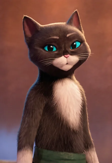 score_9, score_8_up, score_7_up, score_6_up, rating_safe BREAK
KittySoftpaws, 1girl, looking at viewer, black cat, close-up, upper body, 3/4, green bandage on waist<lora:kittysoftpaws:0.7>