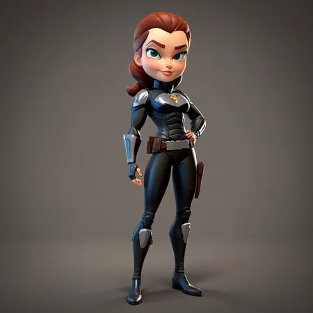 woman Belgian character standing Bounty Hunter, pursuit, capture, reward, relentless, justice, determined, skilled, relentless, pursuit. <lora:STYLIZARD_v1:0.96>