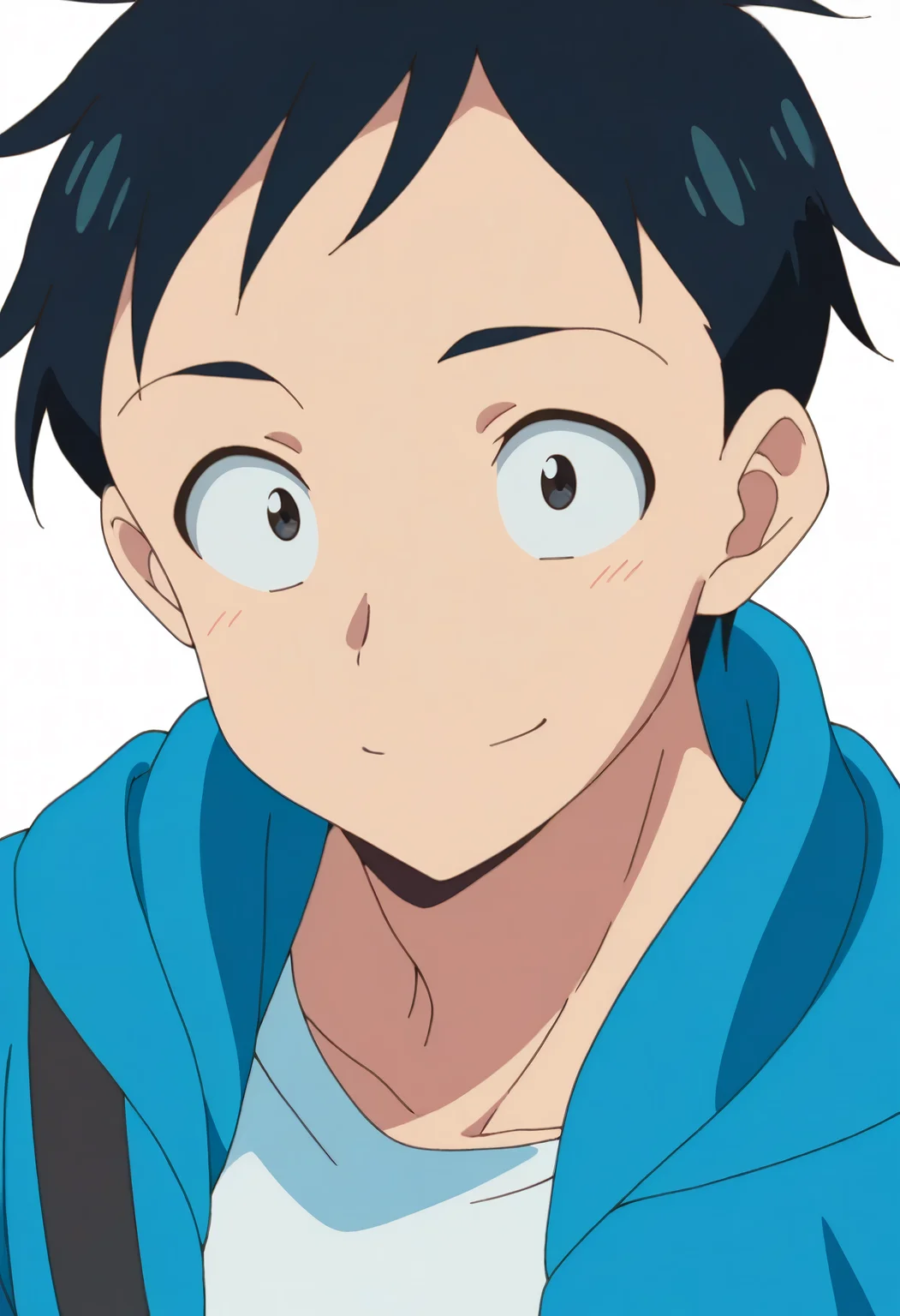 white background, looking at viewer, 1boy, solo, upper body, smile,
<lora:nishikata adult v1 2:0.9>,nishikatad, short hair, black hair, black eyes, jacket, white shirt,
anime screencap, masterpiece, best quality,