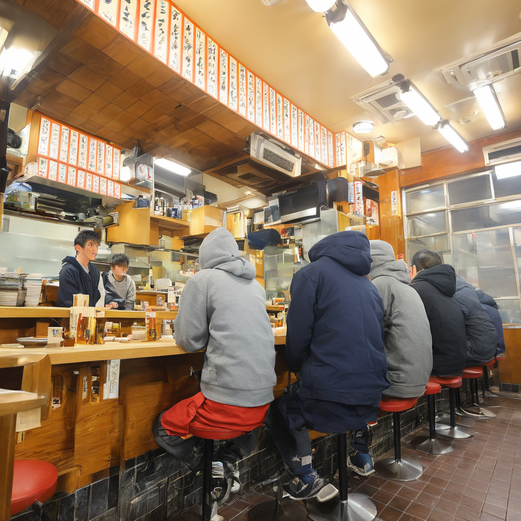 masterpiece, best quality, ultra-detailed, illustration,
sakaba, multiple boys, censored, sitting, mosaic censoring, 2boys, stool, hood, bar (place), indoors, photo background, male focus, bed, jacket, hoodie, identity censor, table, japanese architecture, japan, realistic, photo background, photo (medium)
 <lora:taisyu_sakaba_SDXL_V2:1>