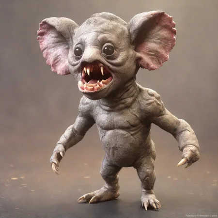 <lora:fx-monsters-xl-pgy-000020:0.85> fx-monsters creepy koala creature, cinematic style, gloom, dark
