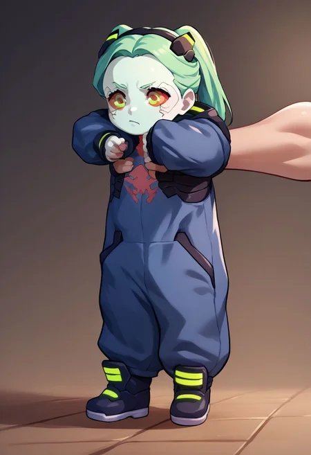 score_9, score_8_up, score_7_up, source_anime, IncrsXLLCM, full body, <lora:LongCatMeme_XLPD:1>, chibi, Rebecca_(Cyberpunk),