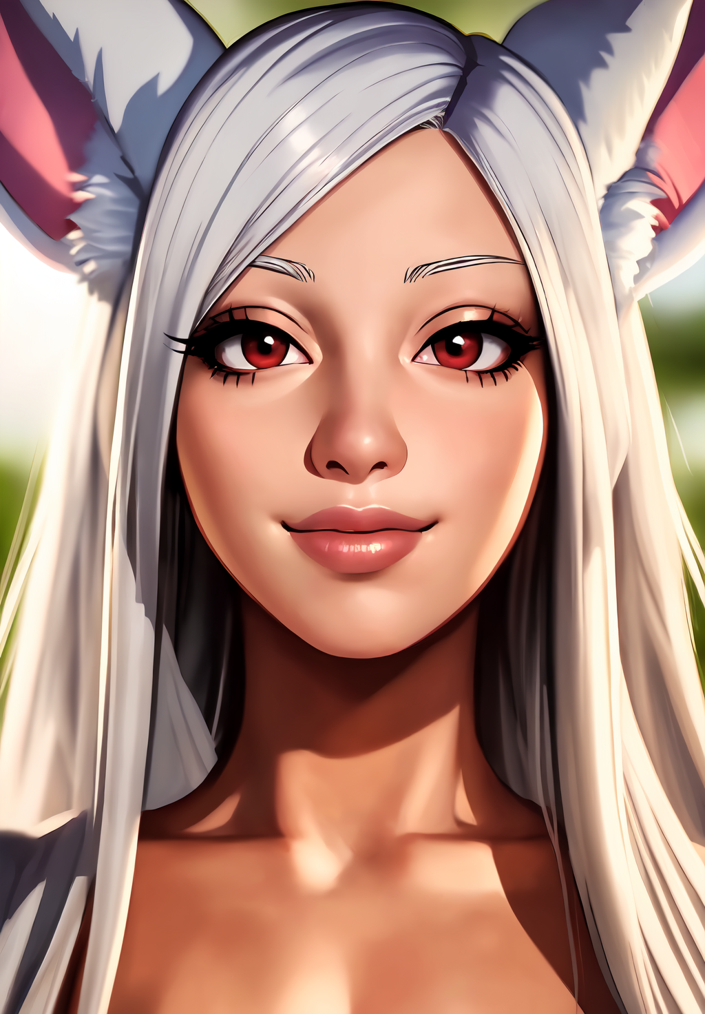 <lora:miruko:0.8>, miruko, (masterpiece, best quality,perfect lighting), 1girl, solo, smirk, ((realistic, photorealistic, )) portrait,