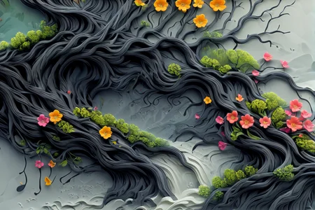 <lora:artfullyTREELUSION_SDXL_V1:1>, arttrlsn,
<lora:artfullyFLOWERTREE_SDXL_V:1>, artflwtr, tree, waterfall, flowers, carved relief