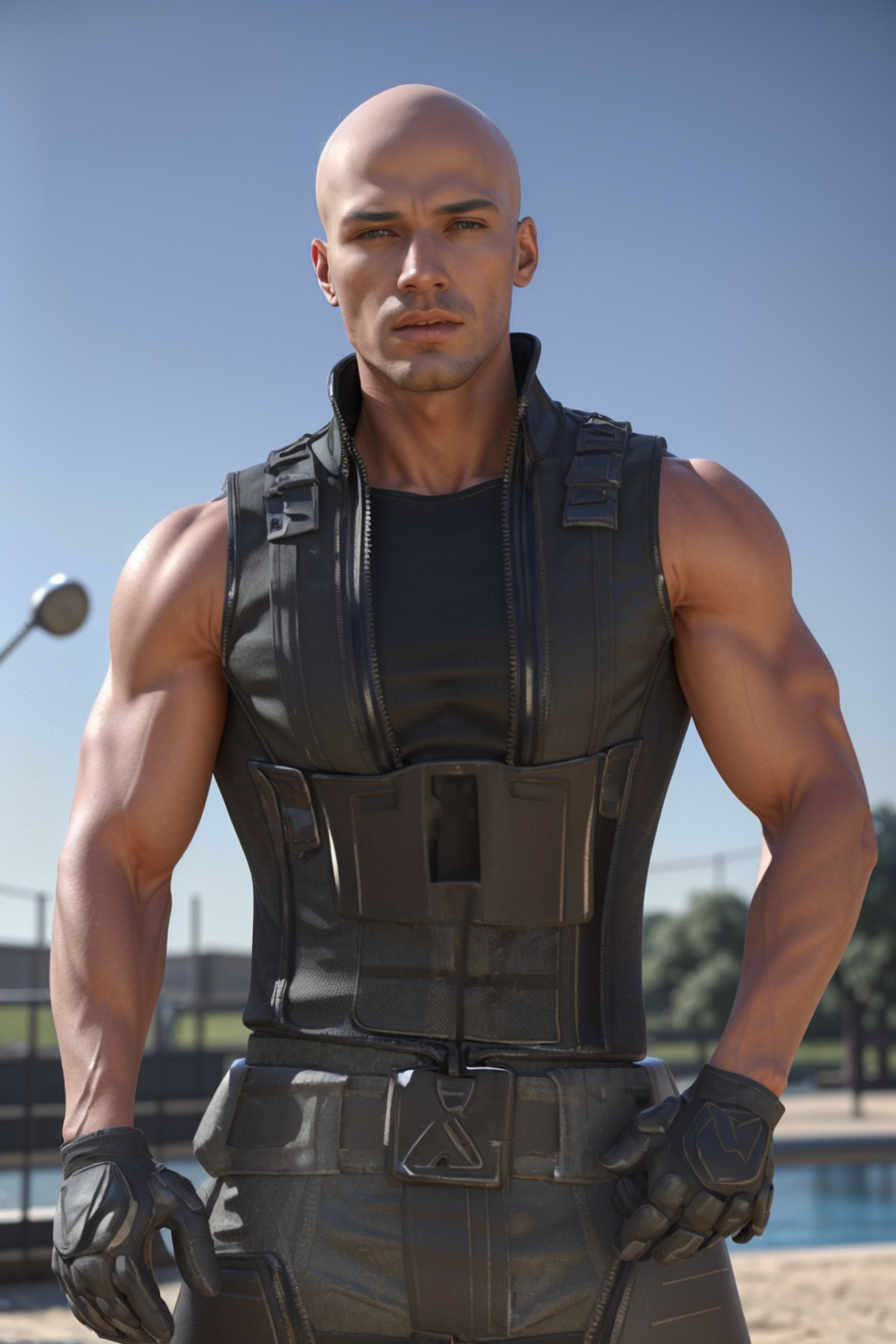 (photorealistic:1.4), <lora:TacticalAssautV1:1>, (masterpiece:1.4),(best quality:1.4)(high_resolution:1.1) , (1man, male body, male face, oily skin, wearing tactical_assaut t-shirt gloves), ((upper body)),  ((thin hair, realistic hair:1.2)), ((thin beard)),
<lora:muscle_slider_v1:2>,
<lora:weight_slider_v2:-1>,
<lora:hair_length_slider_v1:1>,
<lora:Background_Detail_v3:0.4>,
<lora:add_detail:0.5>